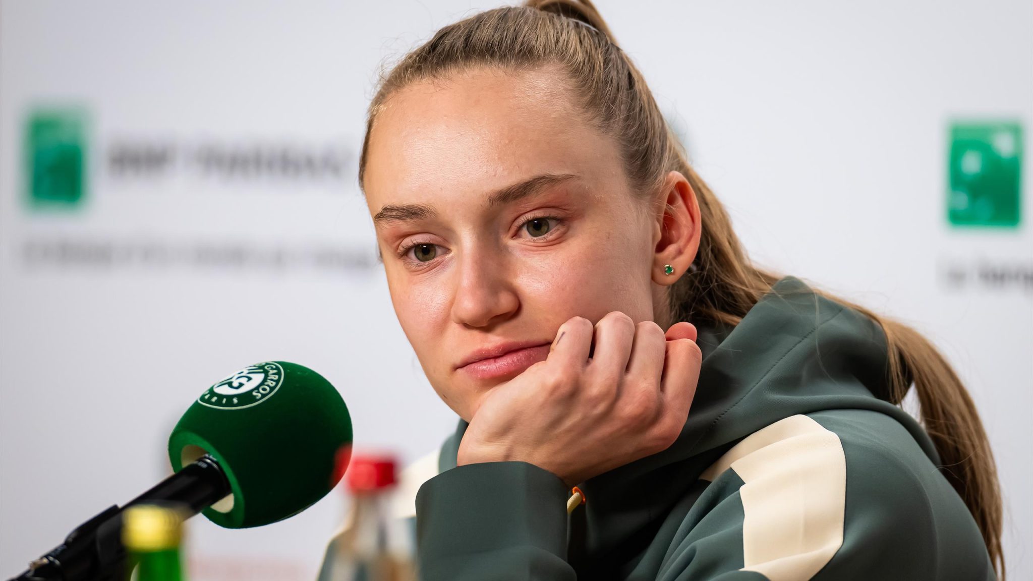 Елена Рыбакина после матча на «Ролан Гаррос»: «Я допустила несколько ненужных ошибок»