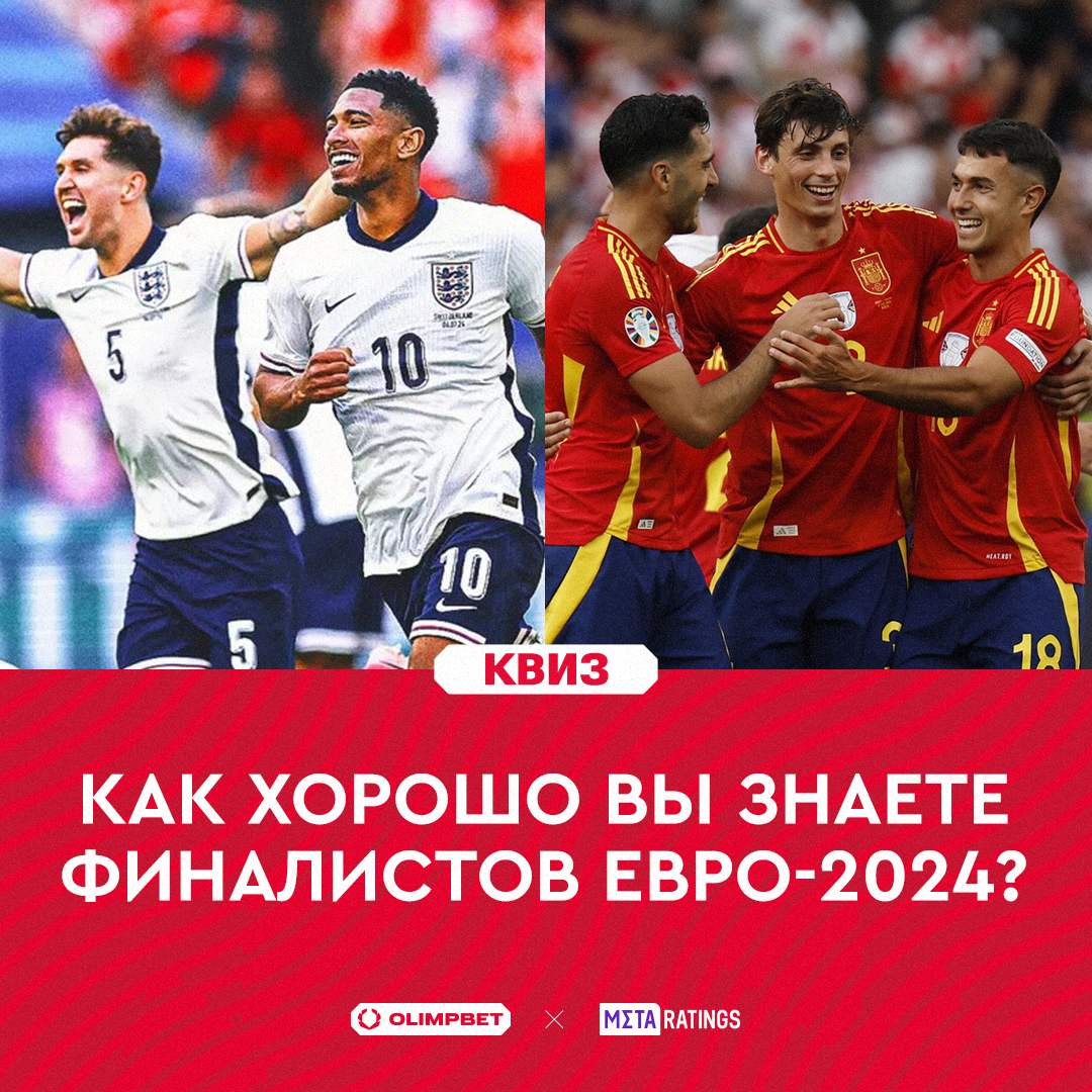 Квиз: как хорошо вы знаете финалистов Евро-2024?