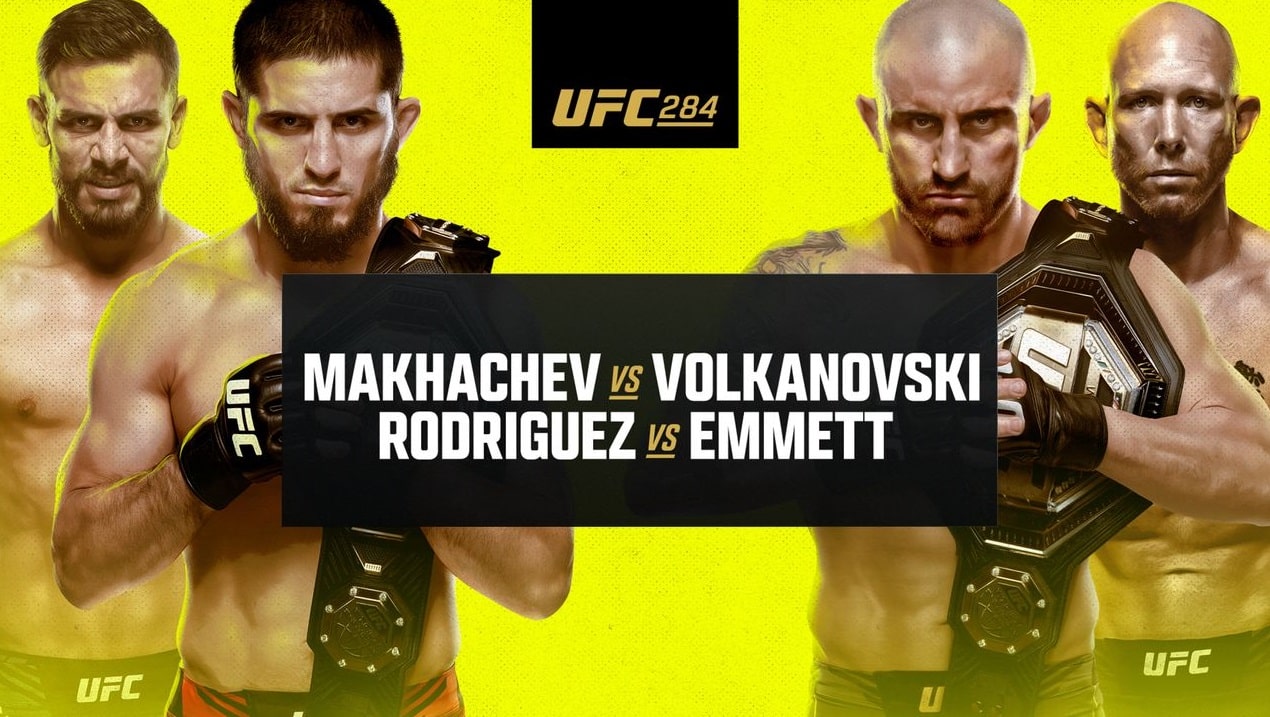 Как смотреть трансляцию эпического UFC 284 с поединком за звание лучшего бойца мира Махачев – Волкановски