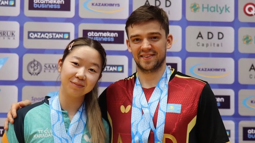 Кирилл Герасименко стал абсолютным чемпионом Казахстана по настольному теннису