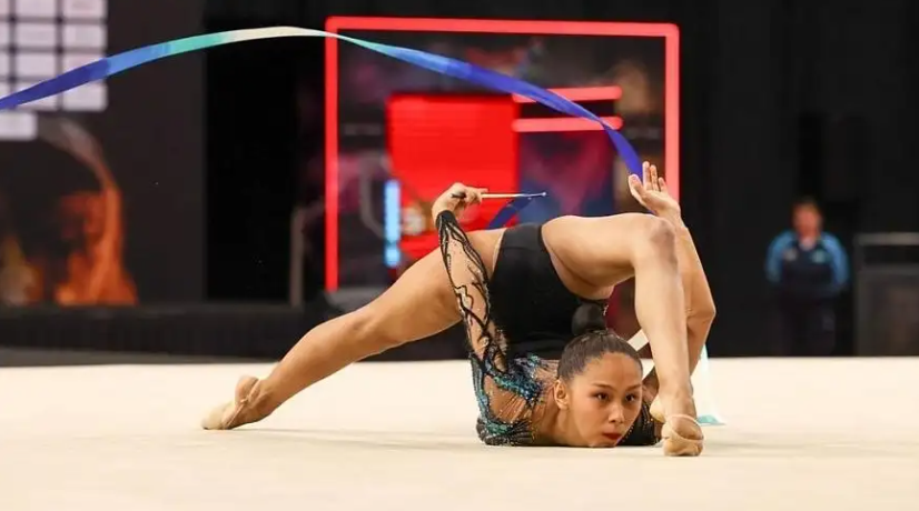 Казахстанка выиграла золото чемпионата Азии по художественной гимнастике