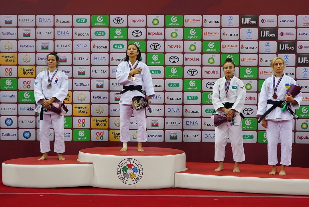 Акмарал Науатбек на чемпионате мира в Баку