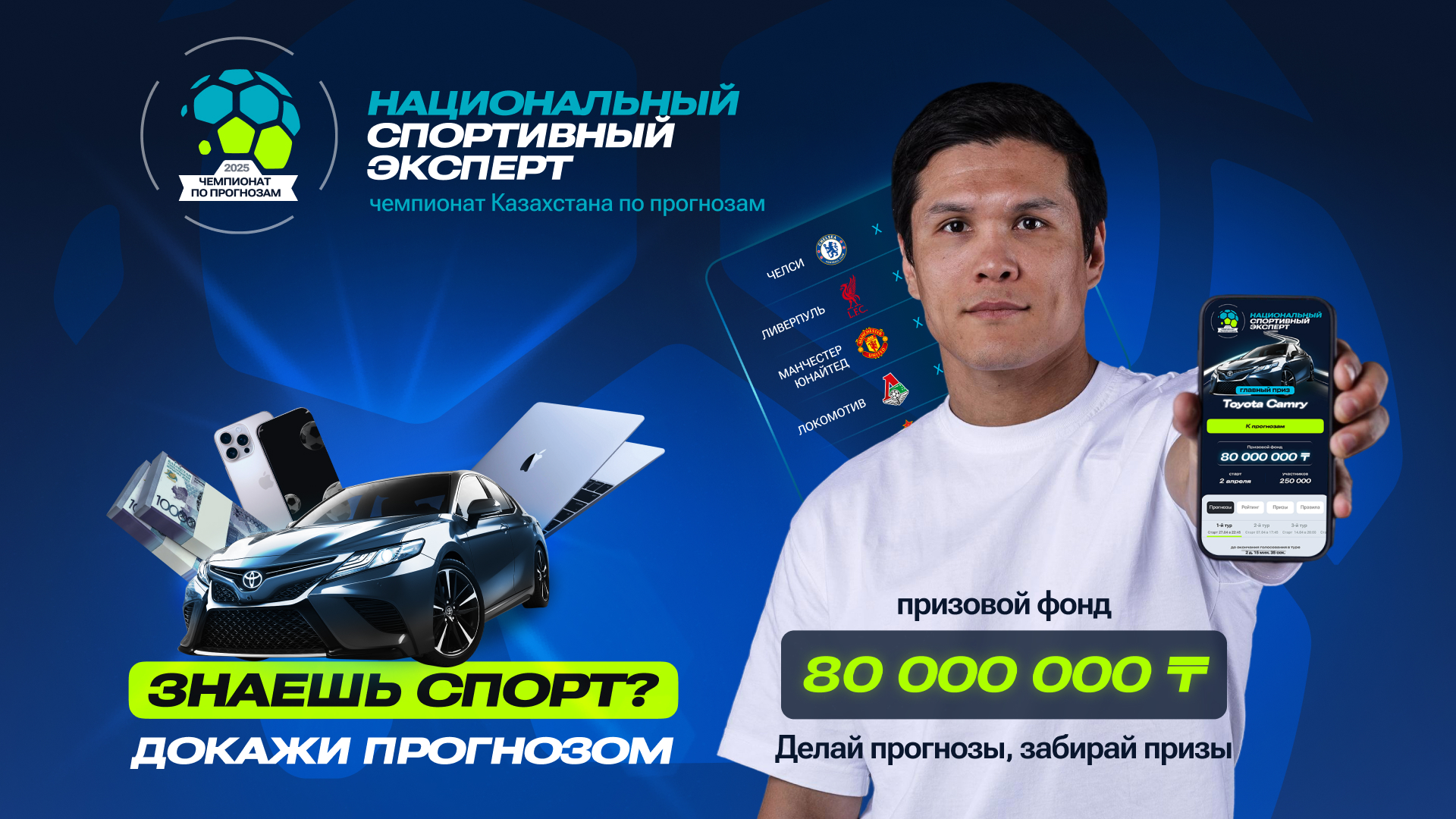 Розыгрыш от Ubet: Toyota Camry и другие ценные призы