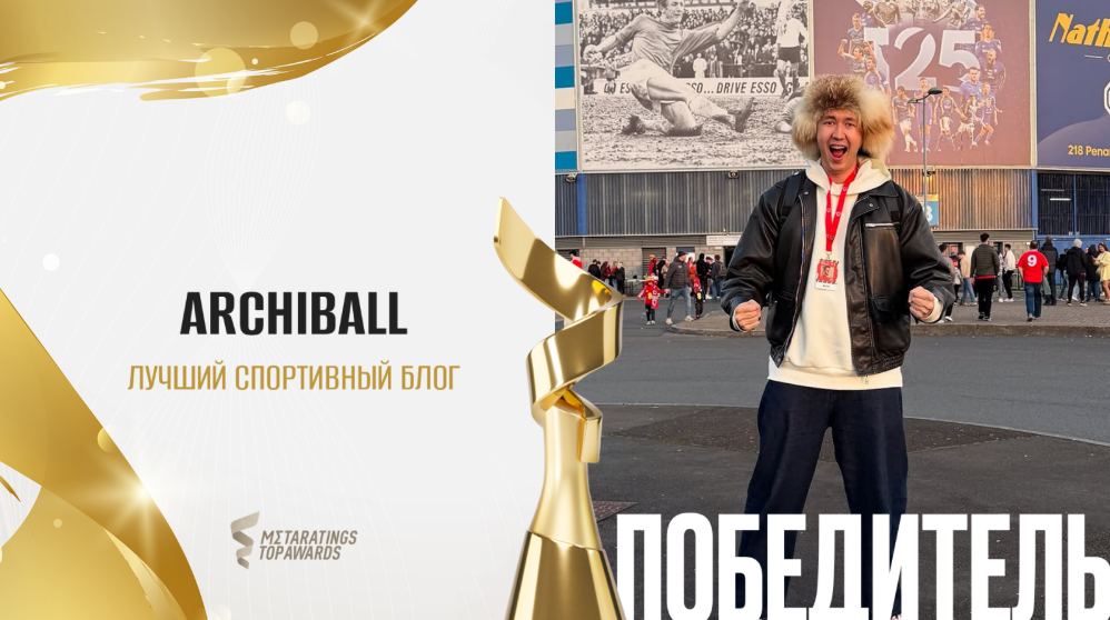 Metaratings Top Awards: ArchiBall выиграл в номинации «Лучший спортивный блог»