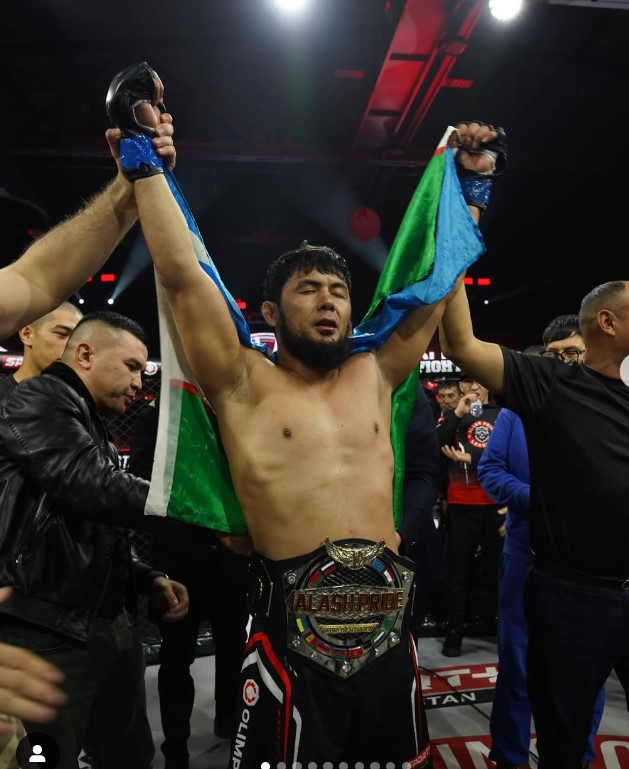 Бобур Абдулазизов нокаутировал Педро Лопеса на Alash Pride FC 107