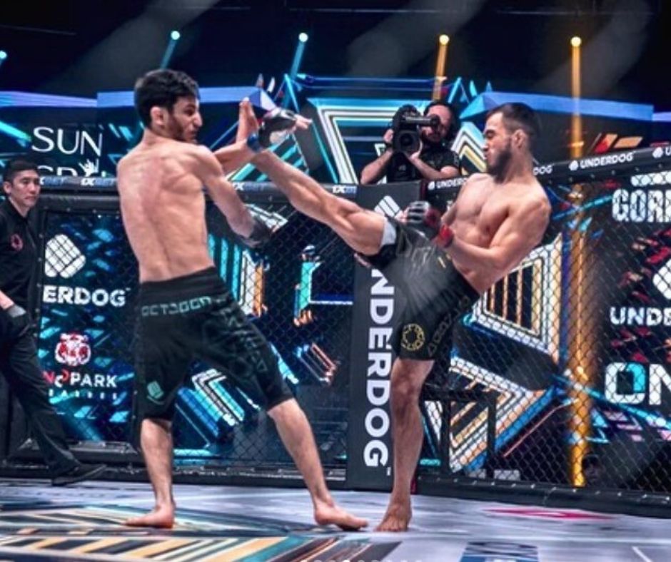 Бой Алишера Габдуллина в лиге Octagon
