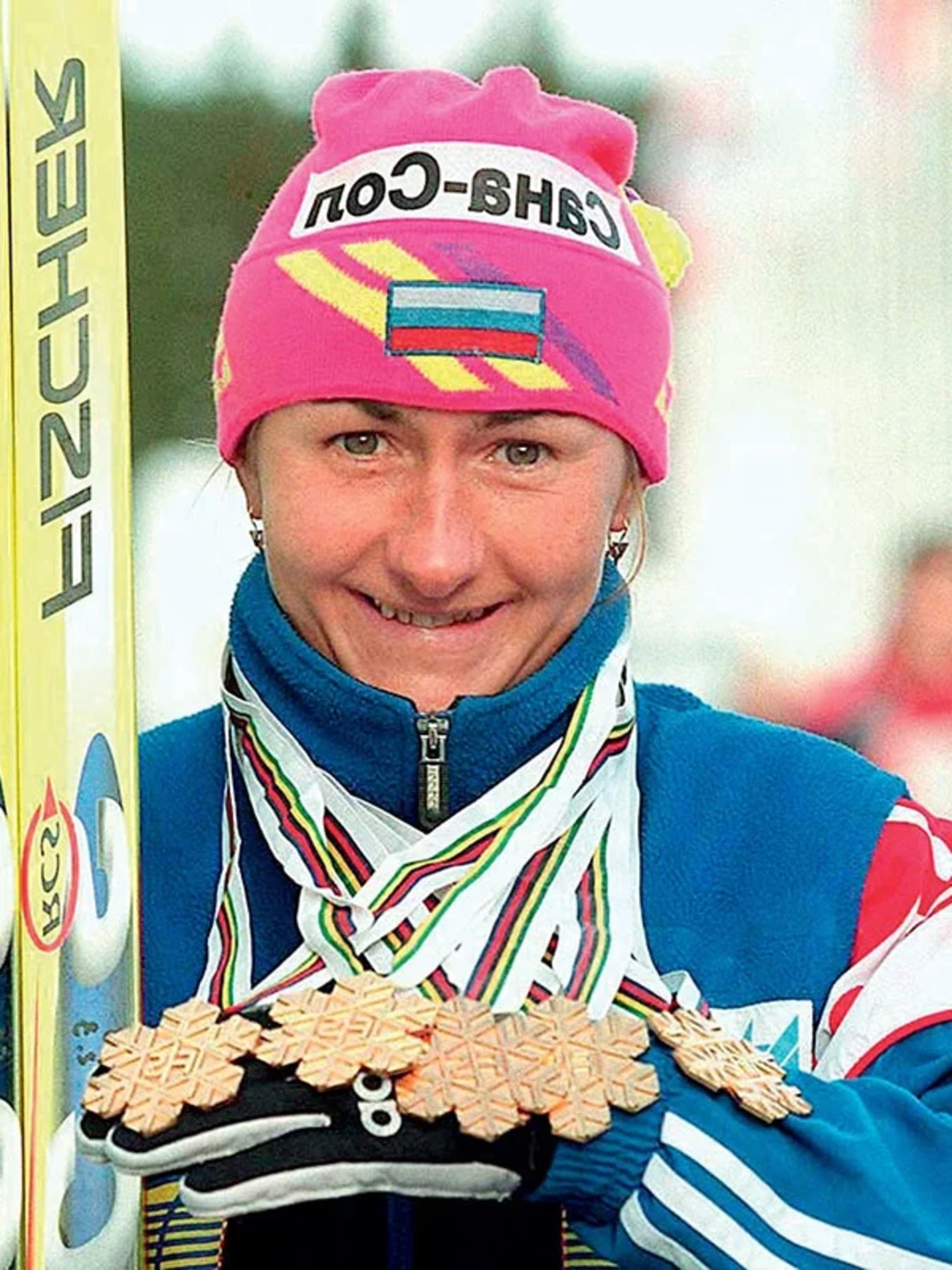 Лыжница Елена Вяльбе