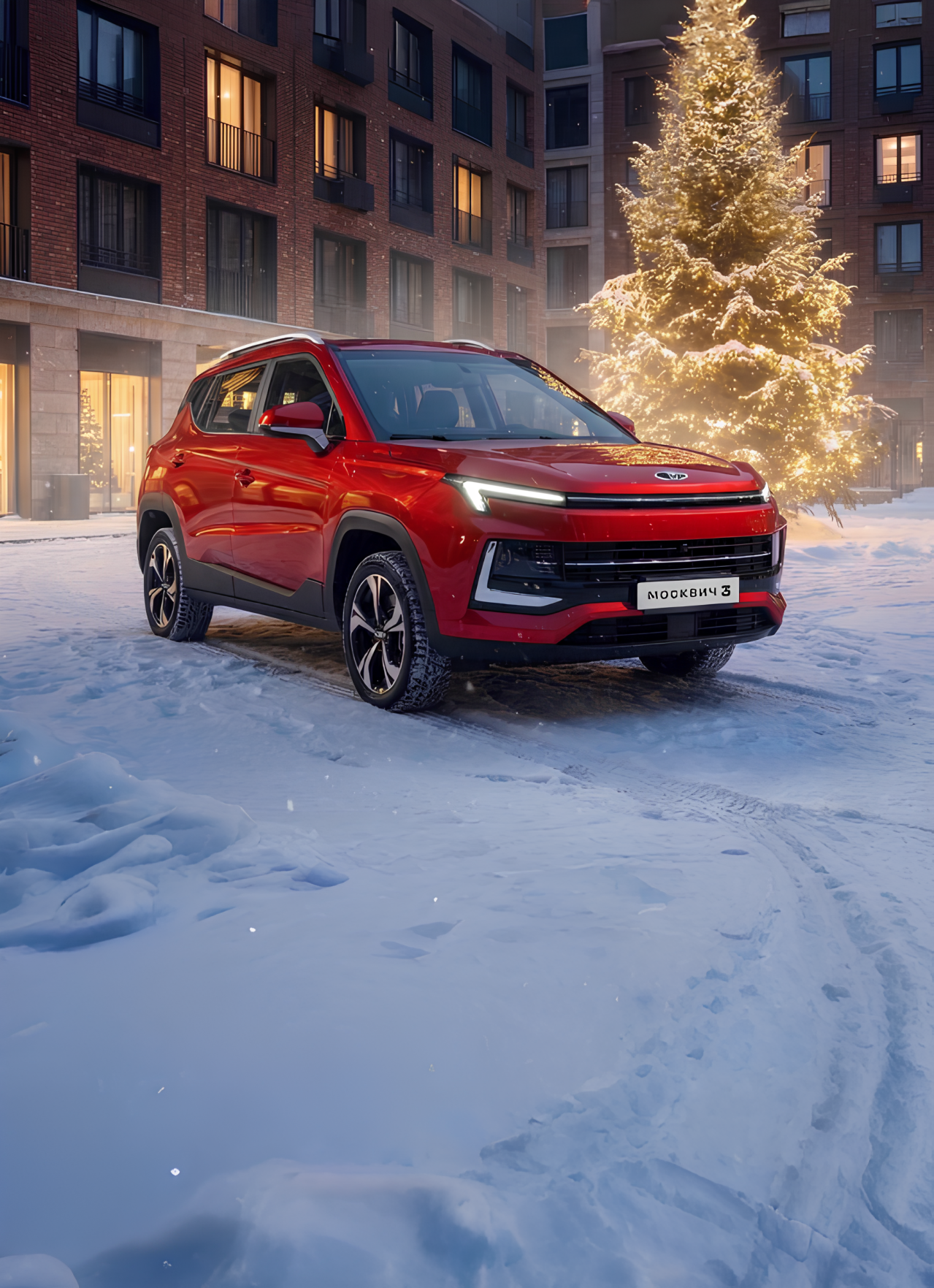 Новый год Москвич