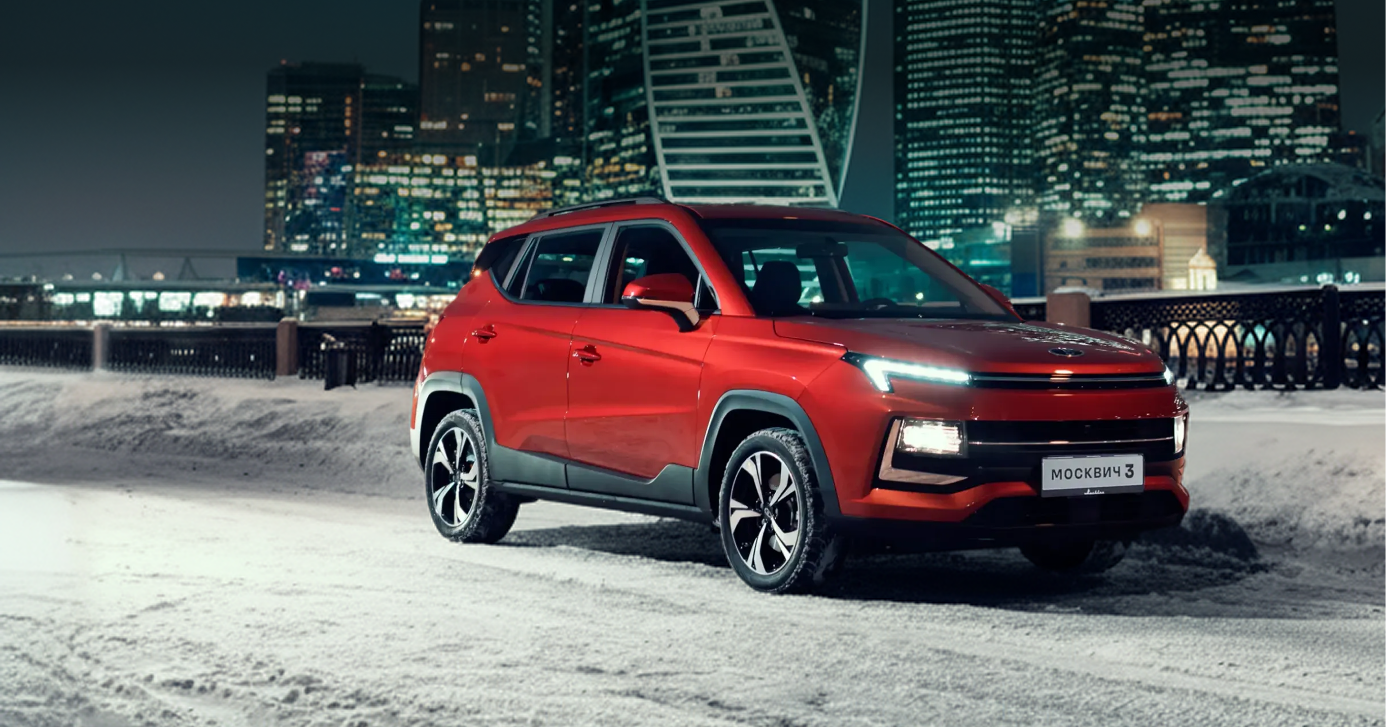 Современный городской кроссовер Москвич 3