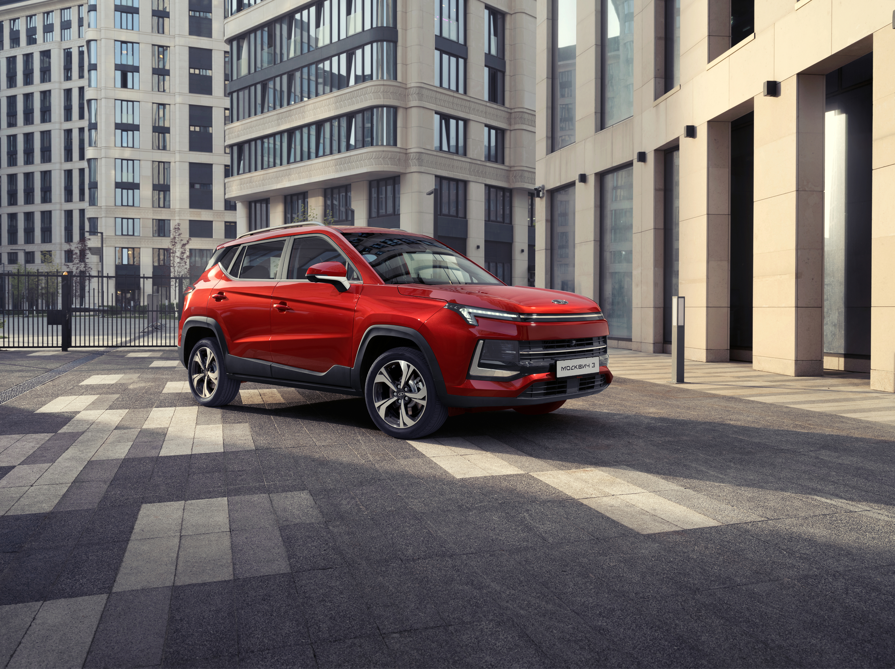 Современный городской кроссовер Москвич 3