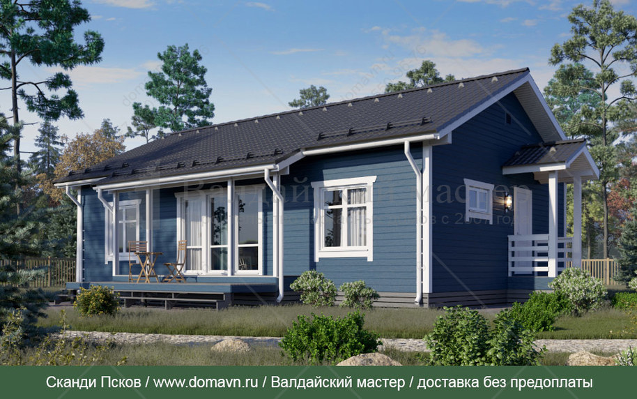 Каркасный финский дом для постоянного проживания