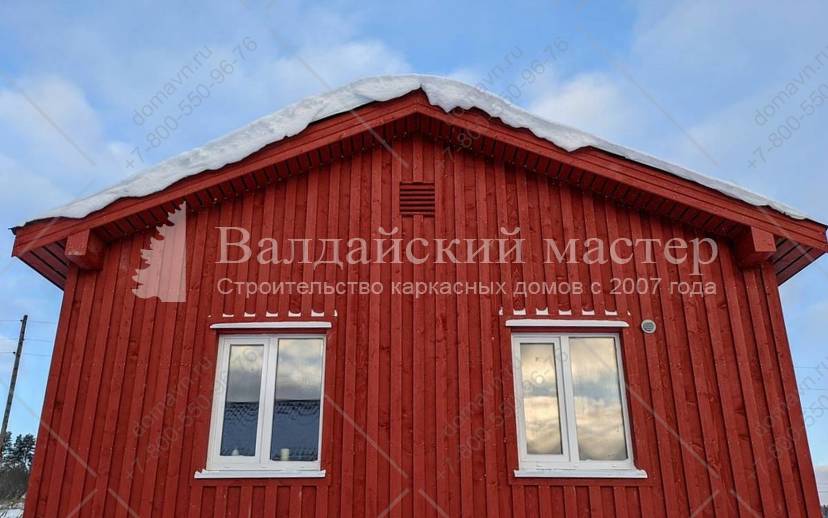 Шведский каркасный дом в стиле Роквул - небольшая дача в Карелии