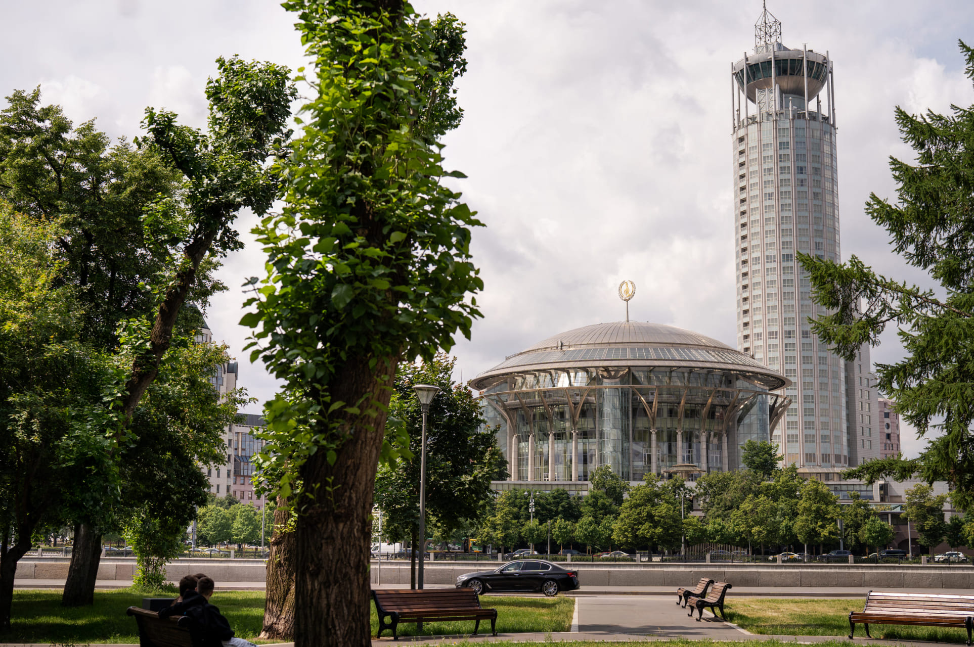 Прямой путь по набережной