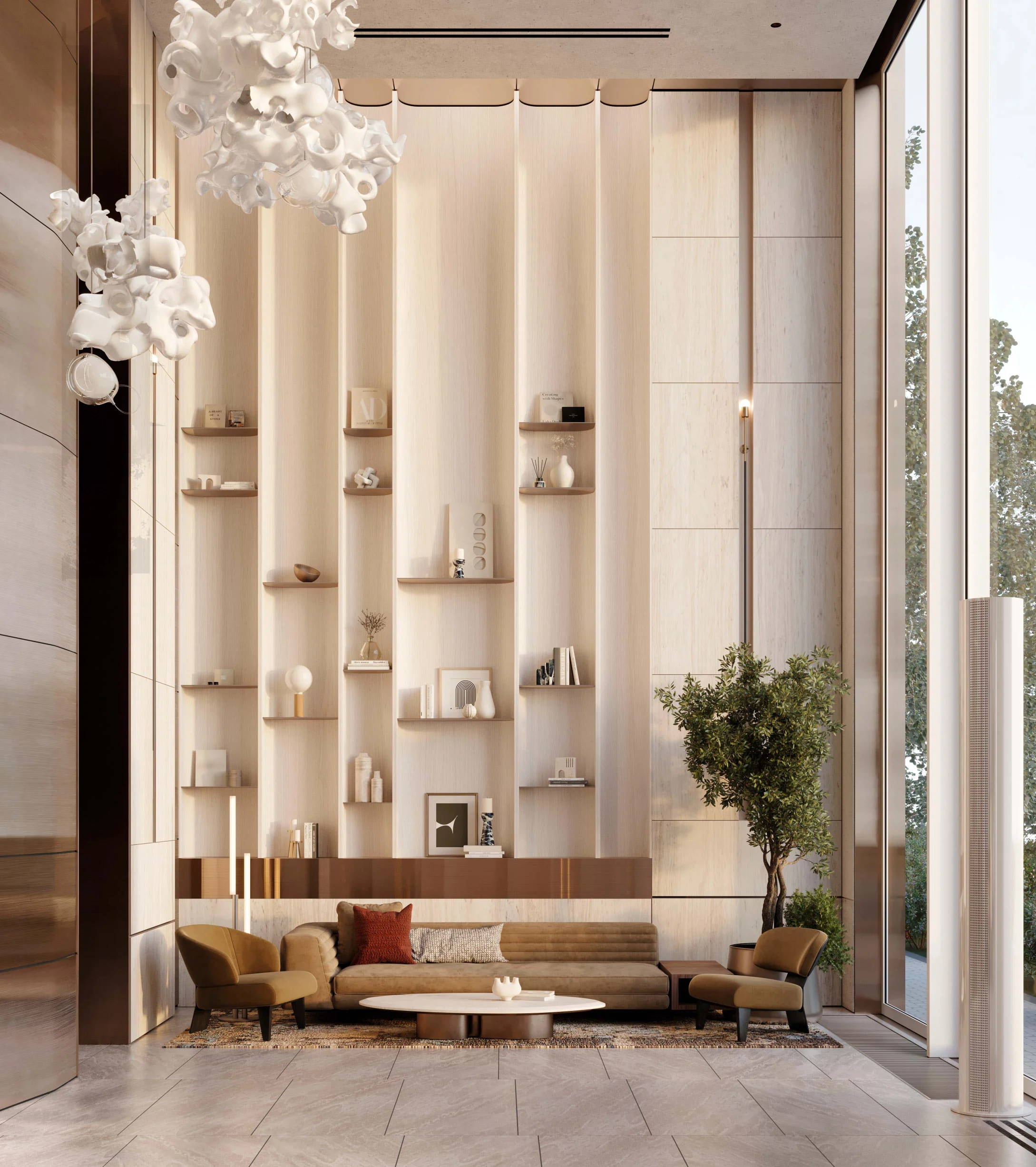 Зона отдыха в лобби