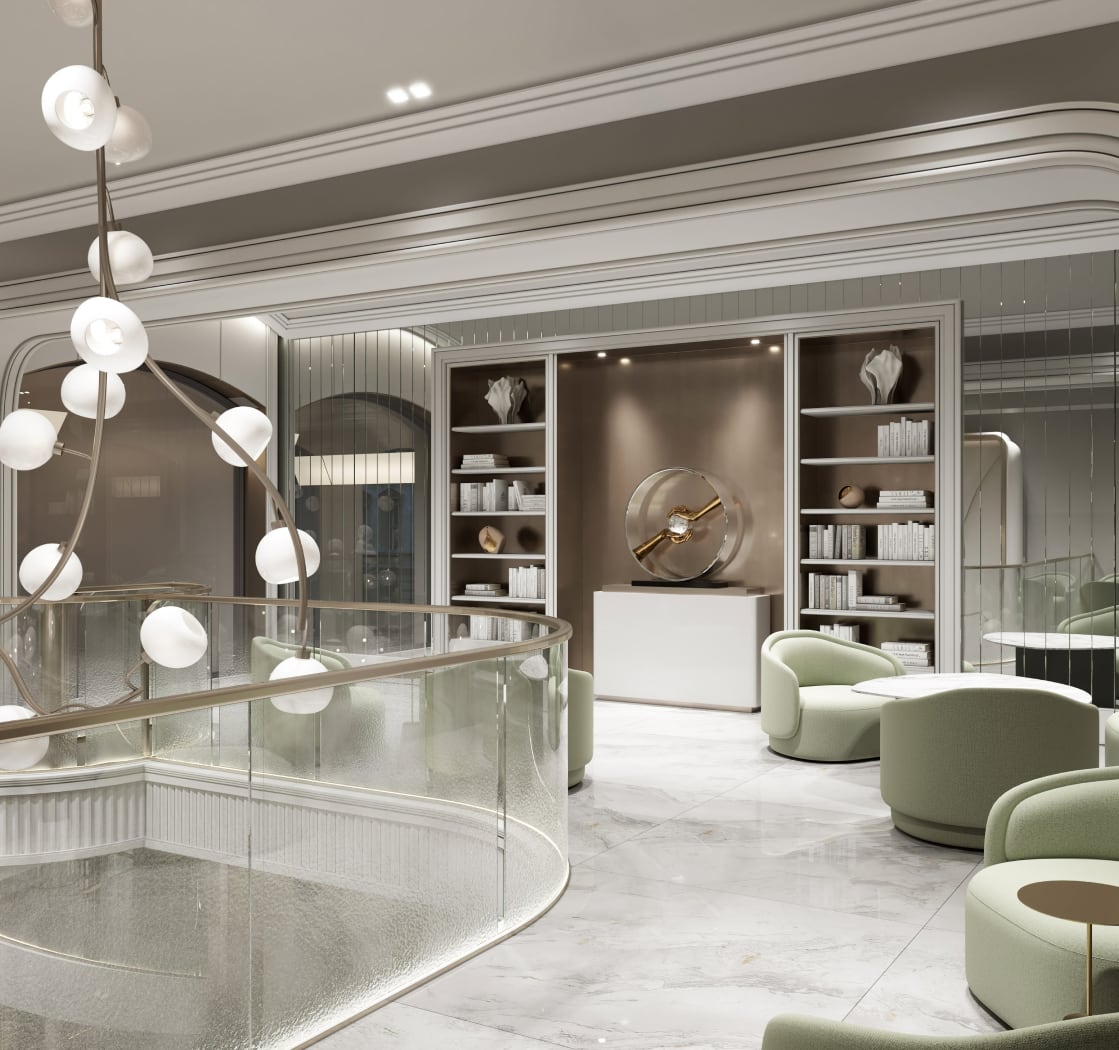 Уютный lounge для работы и встреч с соседями