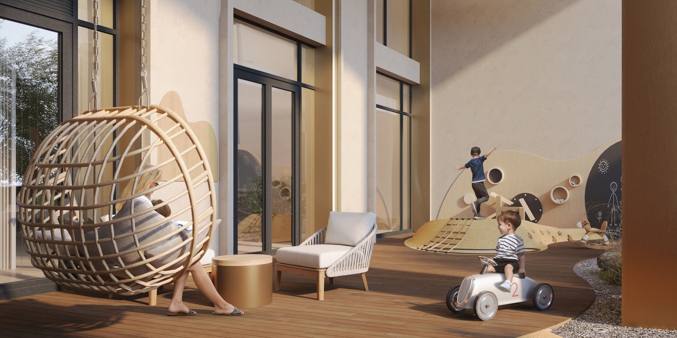 Комфортные увлекательные пространства для детей и родителей