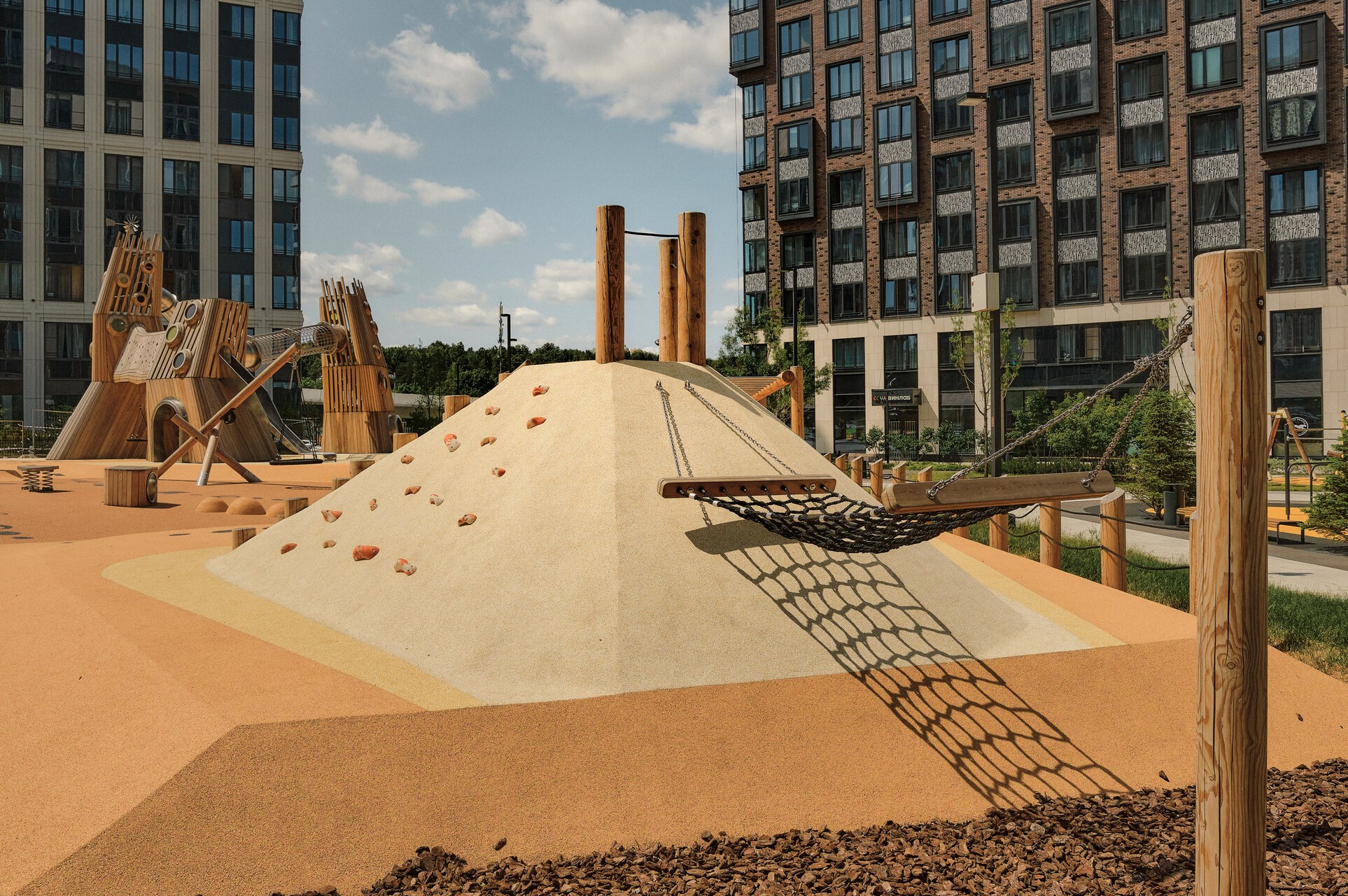 Современные зоны для детских игр, веселья и активности