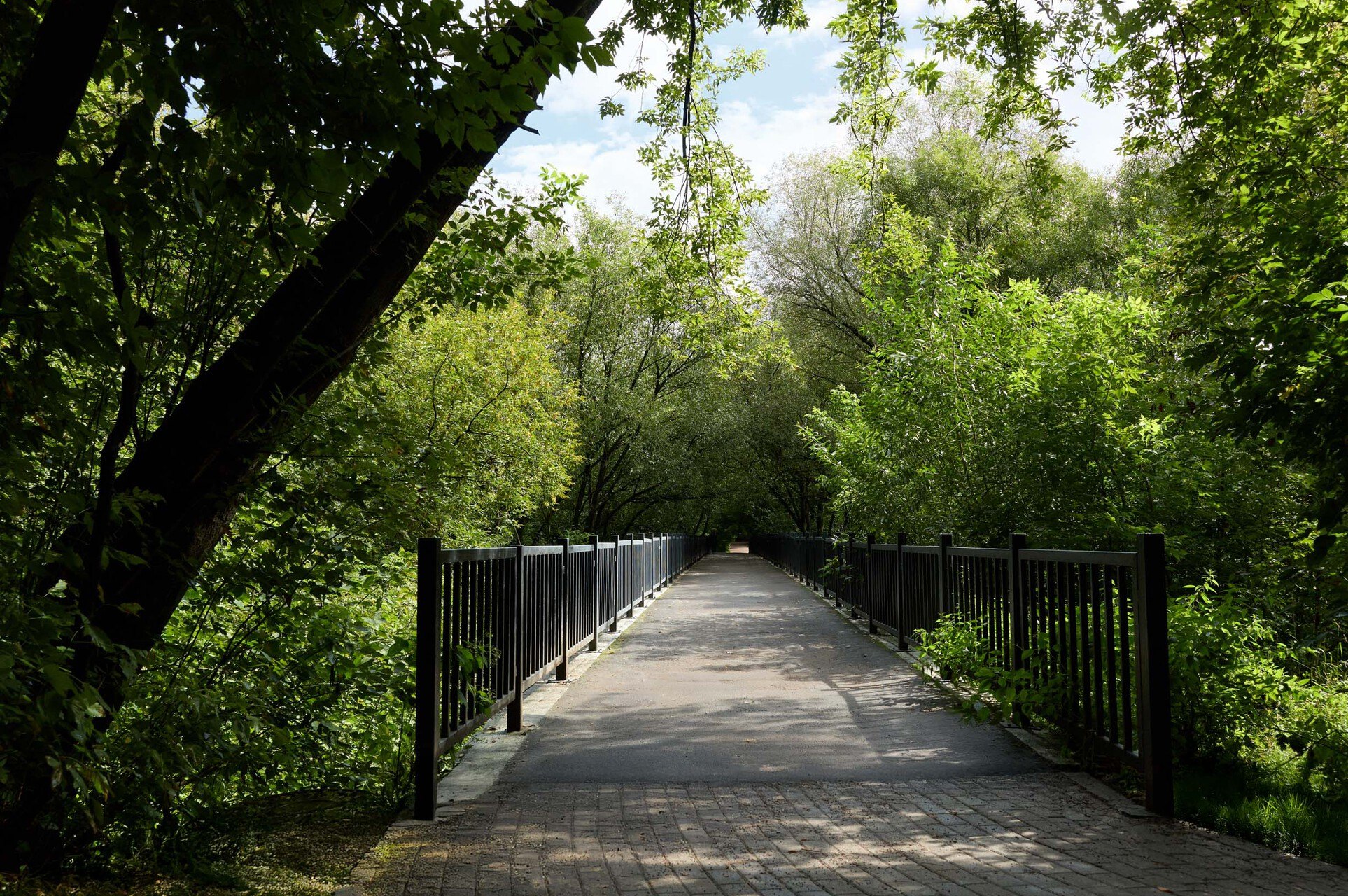 Начало «Зелёного кольца Москвы» прямо у West Garden