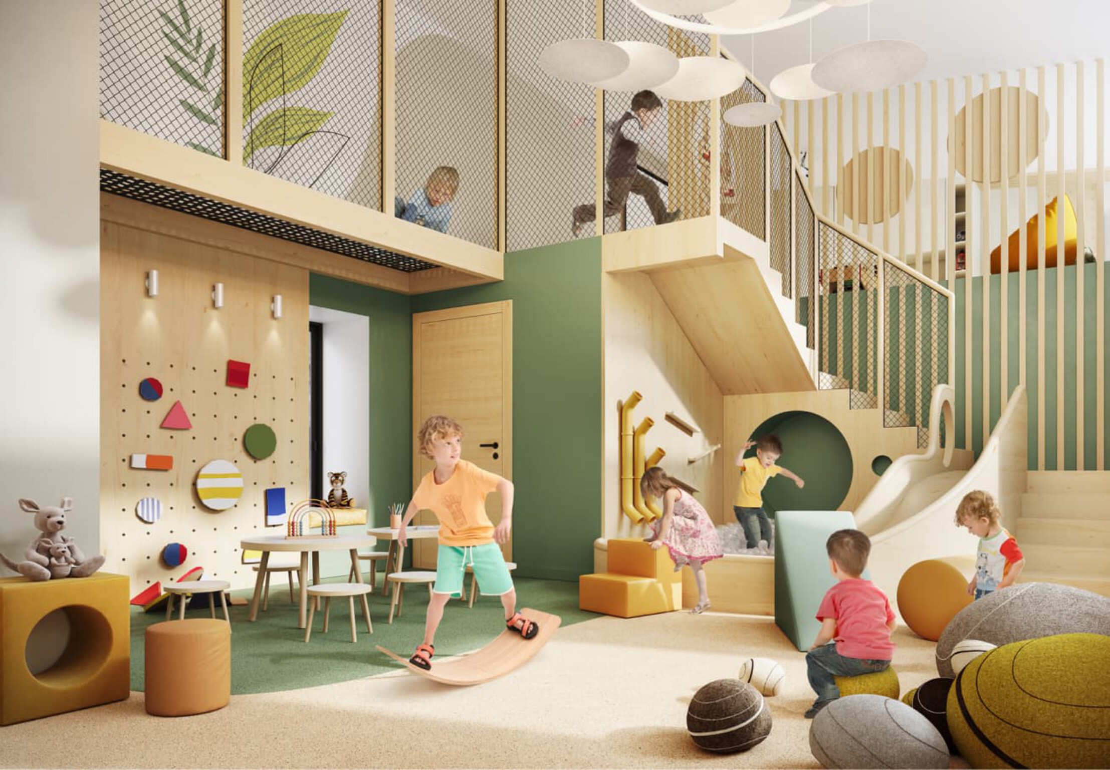 Детская игровая комната 300 м² для игр и занятий