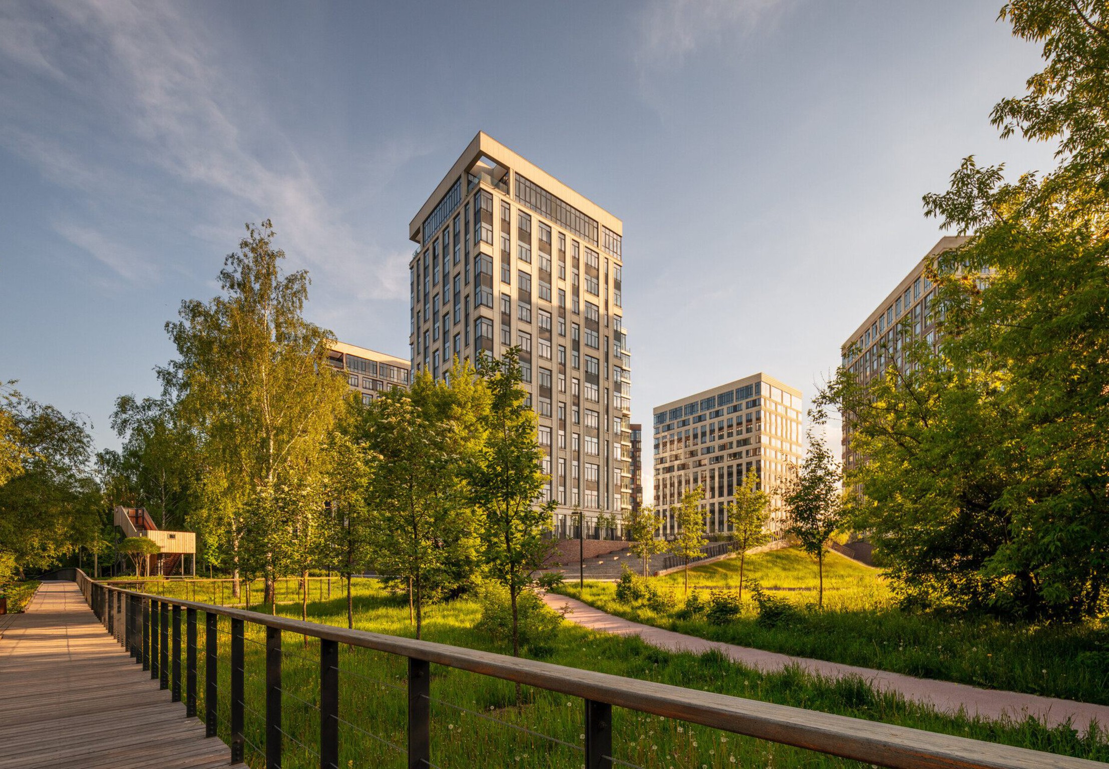 Благоустроенная набережная 2 км