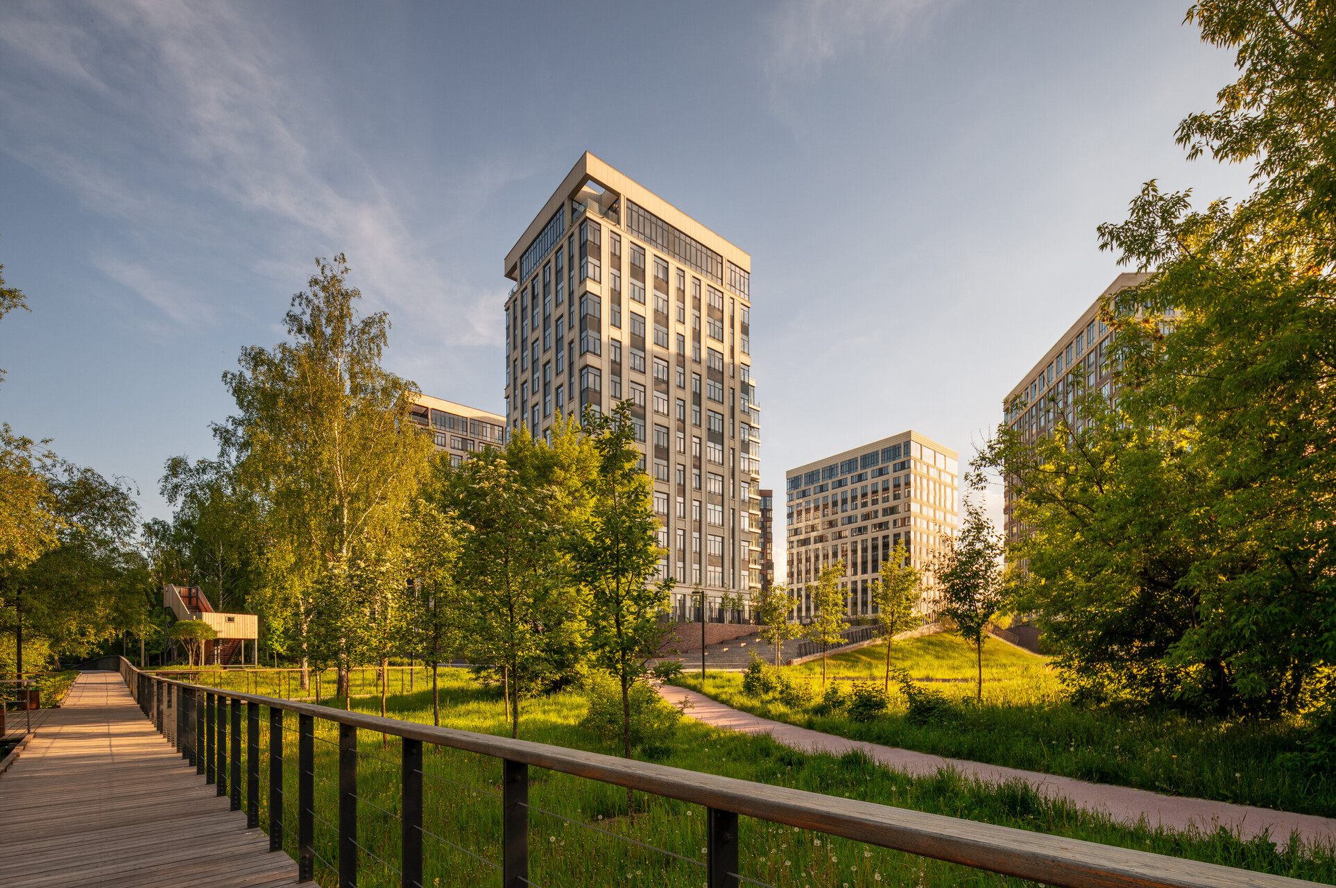 Благоустроенная набережная 2 км