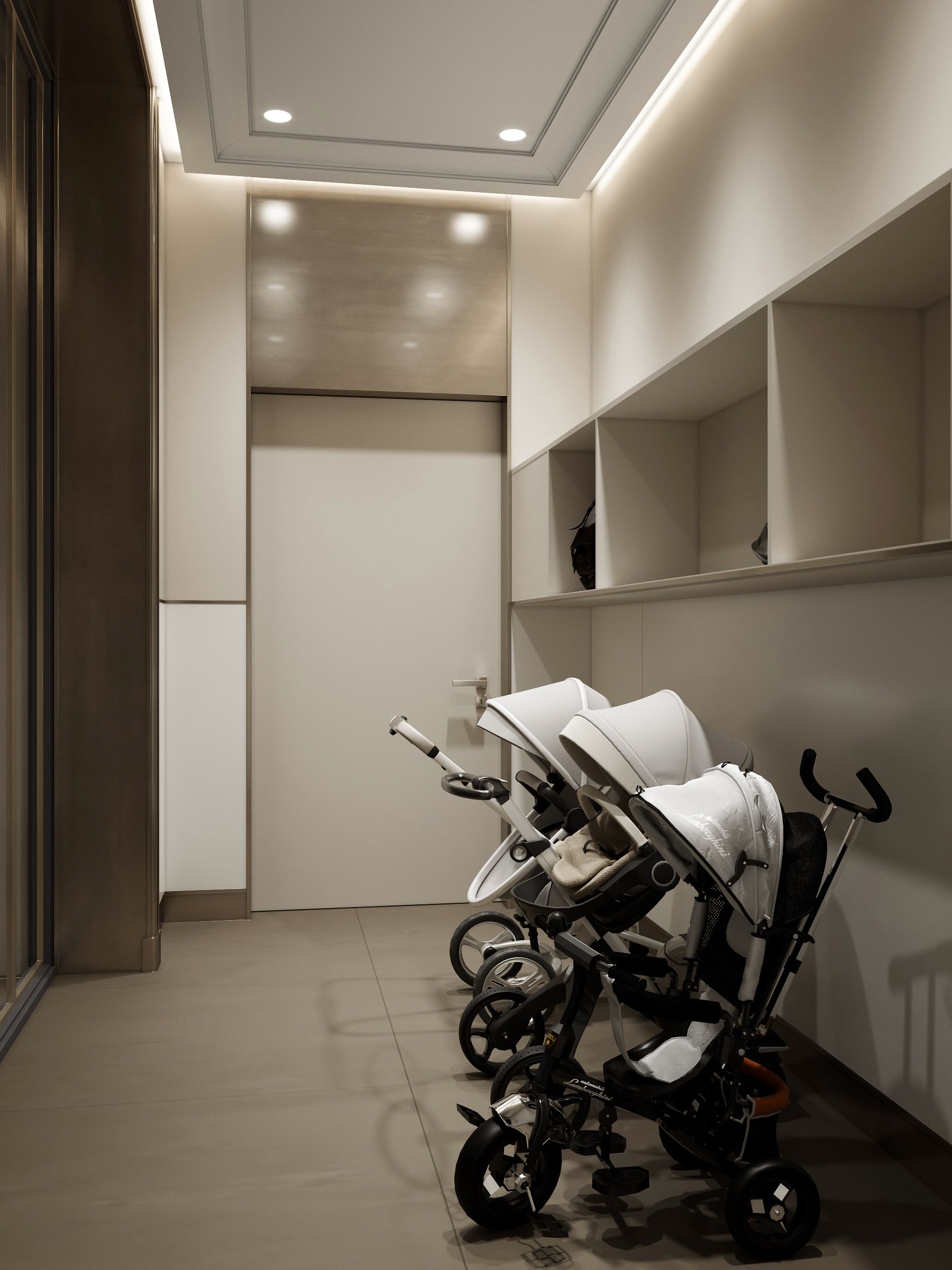 Колясочная в лобби