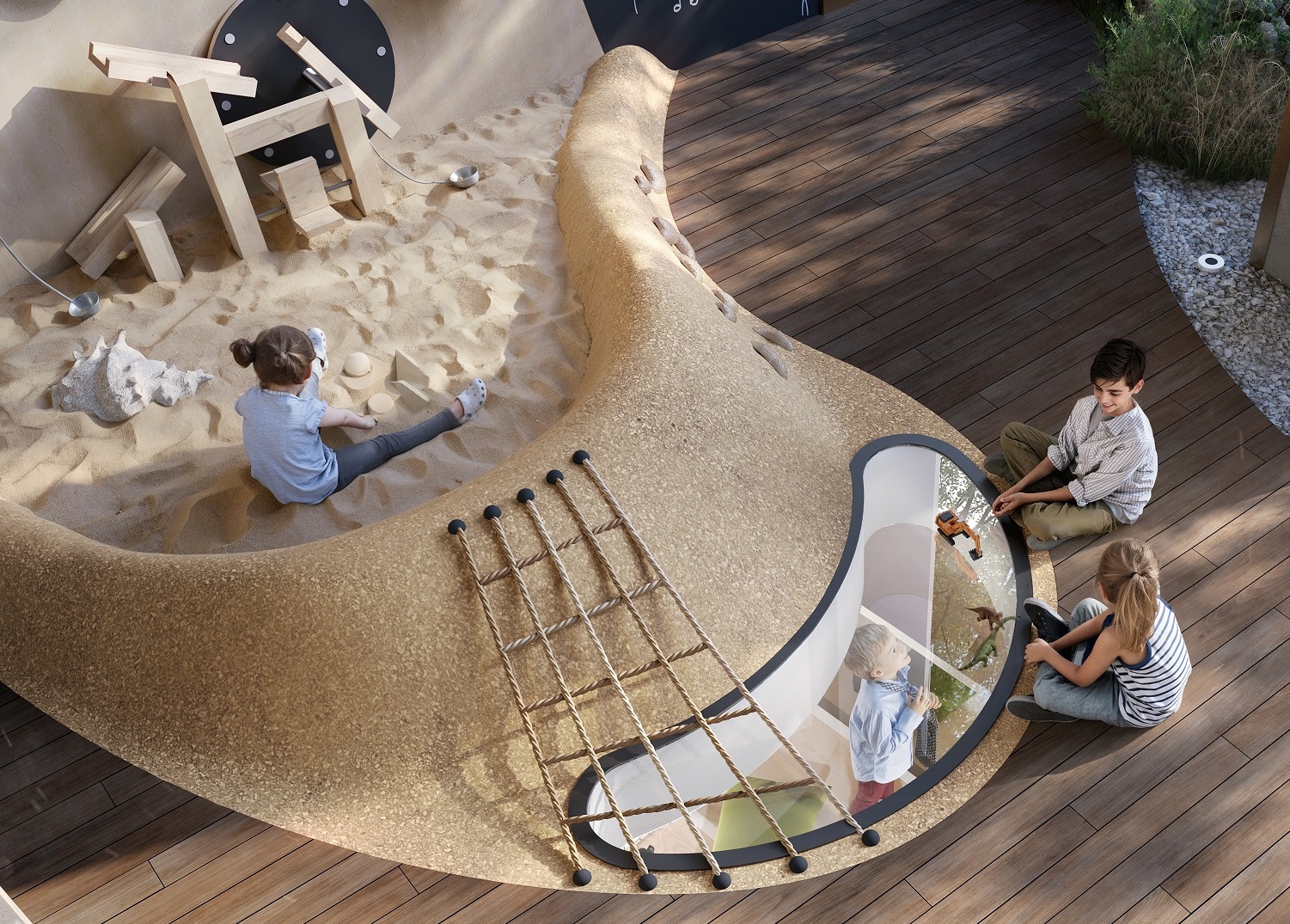 Игровая развивающая площадка