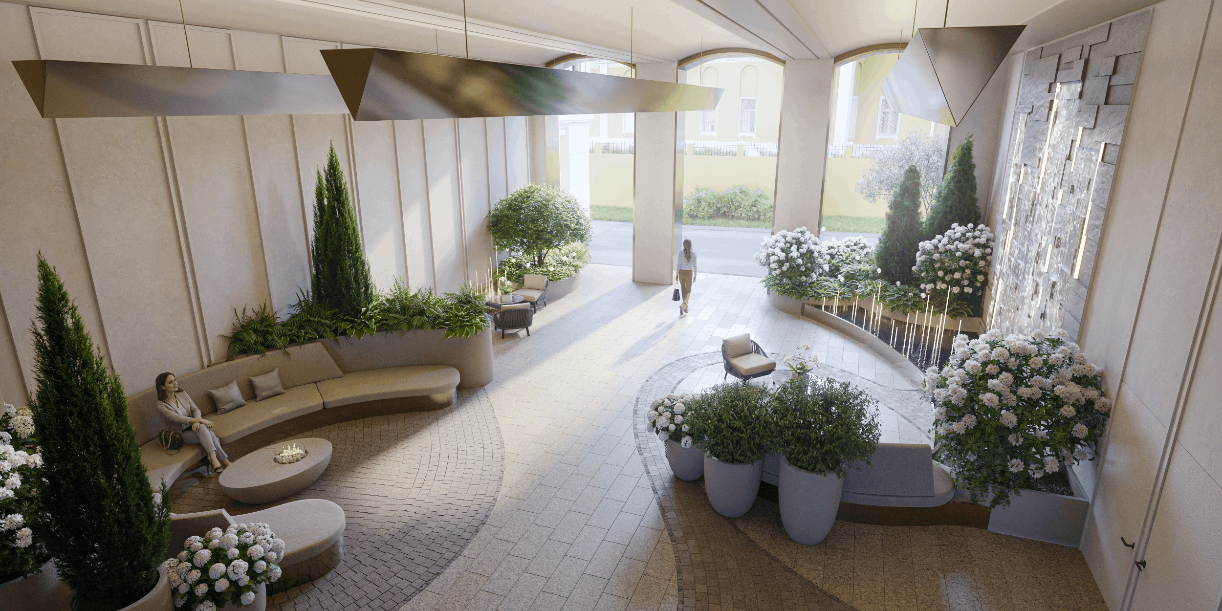 Уютные зоны для отдыха