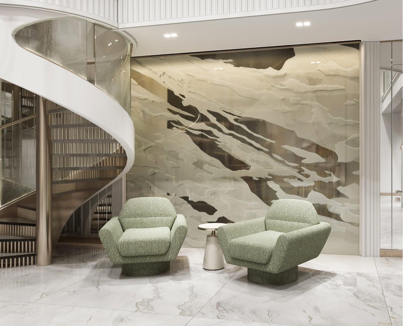 Зоны ожидания в лобби