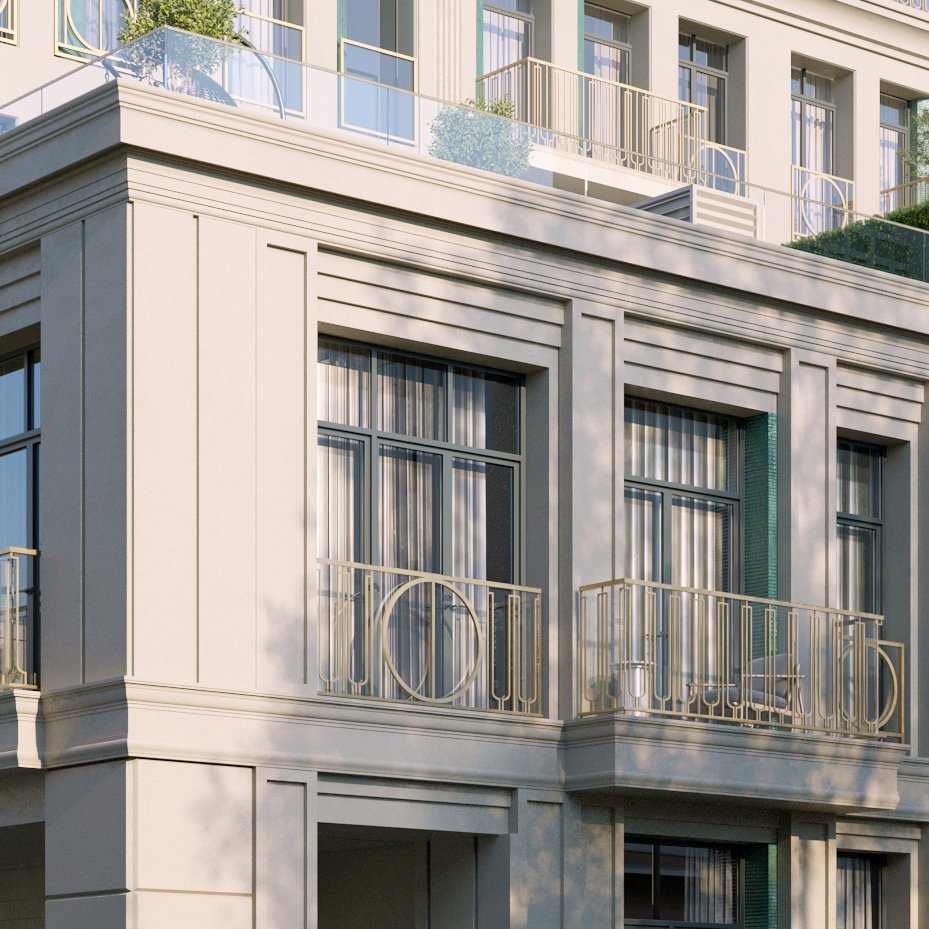 Панели из зелёного мрамора