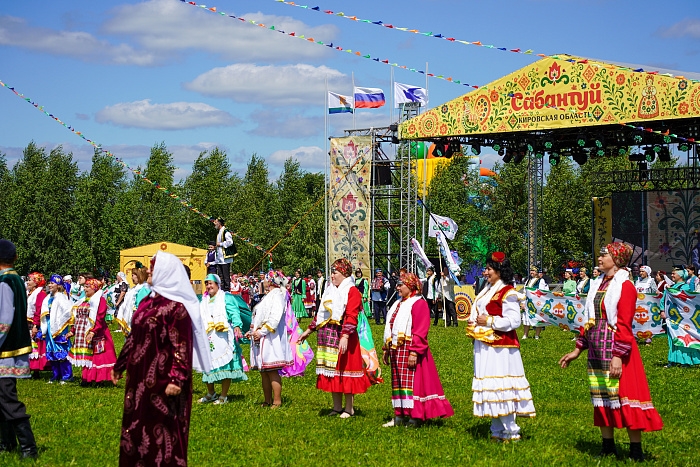Сабантуй в Малмыже. Фото: Про Город Киров, ВКонтакте