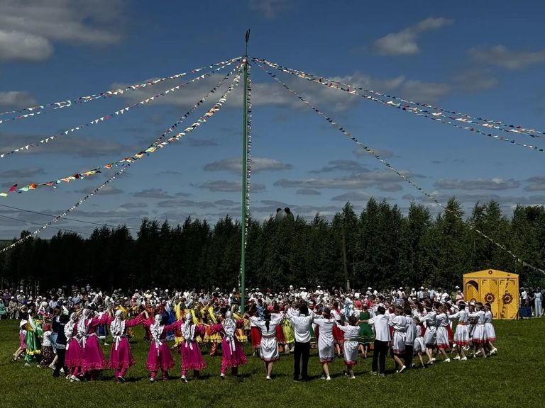 Панорама майдана: тысячи гостей на межрегиональном Сабантуе. Фото: МАЛМЫЖ - ИНФО | Афиша, новости, события, ВКонтакте