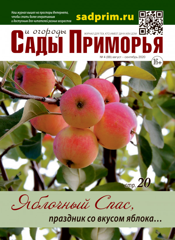 Вышел августовский номер журнала "Сады и огороды Приморья"