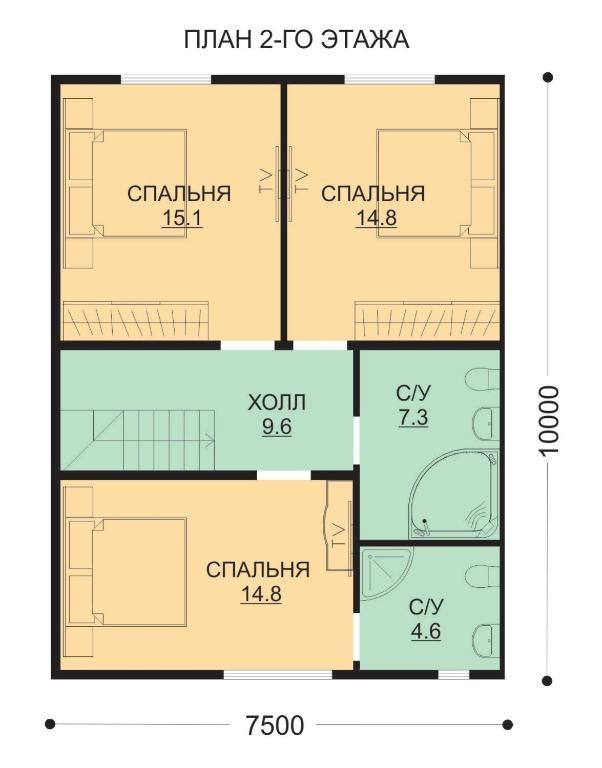 г. Самара. таун хаус Alexhouse Зубчаниновка, Арзамасская, д.96 - фото 37