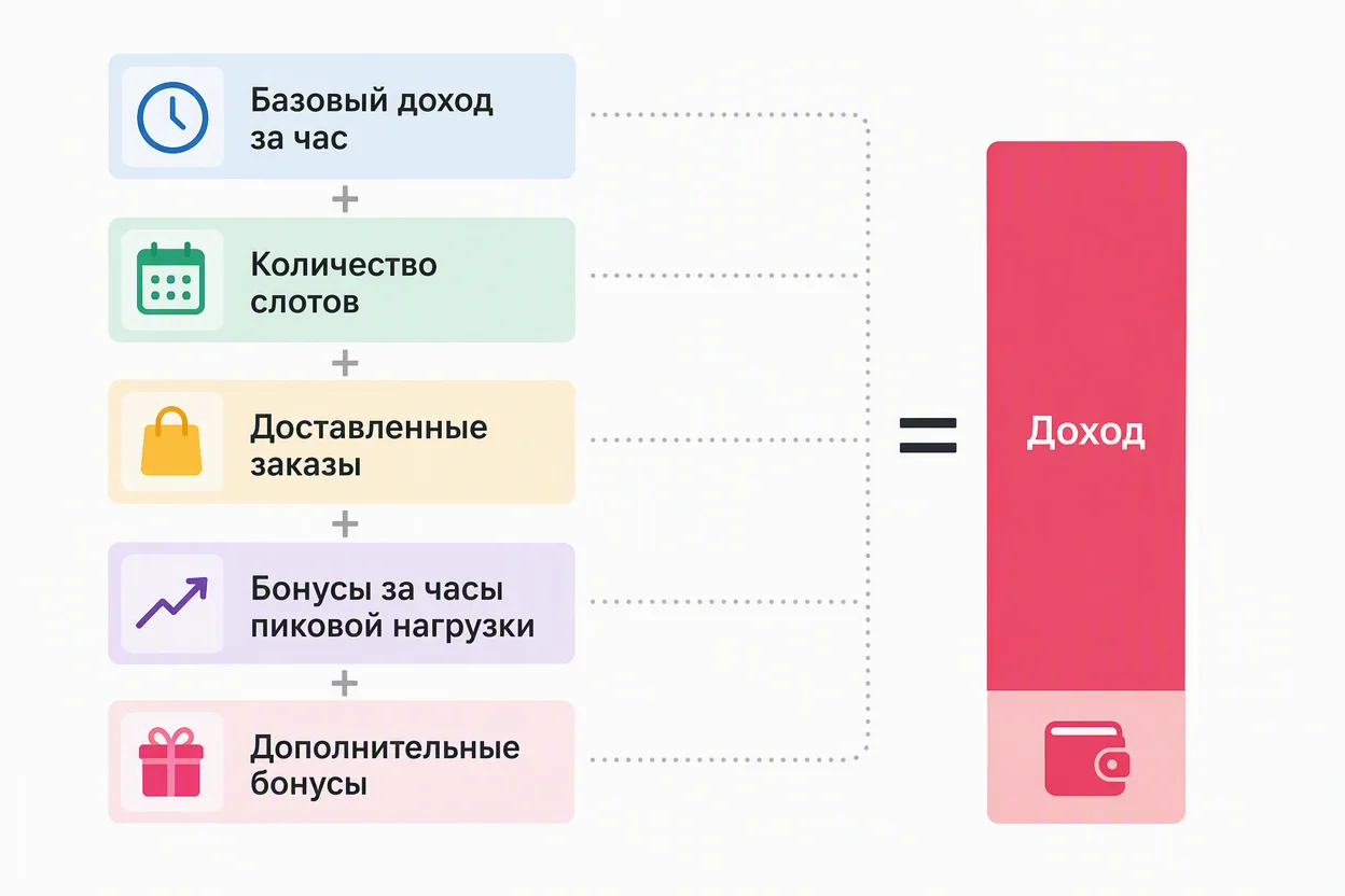 Курьер самокат зп — схема из чего складывается доход партнёрского курьера