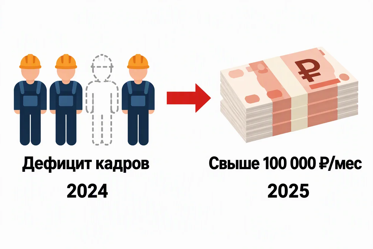 Сколько зарабатывают доставщики еды в России — дефицит кадров → рост дохода до 100 тысяч, инфографика