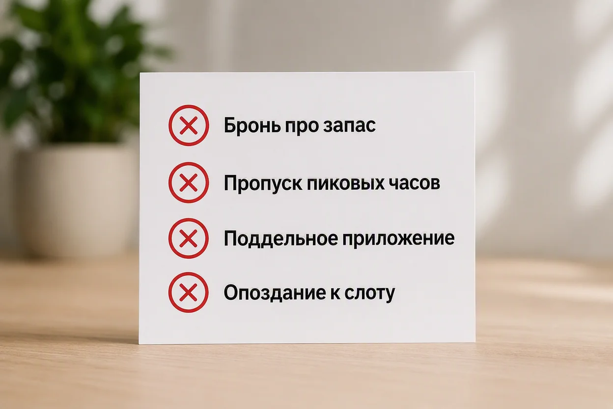 Частые ошибки при работе со сменами курьеров Самокат — чеклист