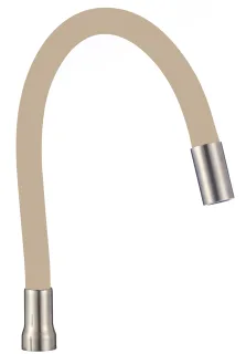 Гибкий излив 1/2″ бежевый