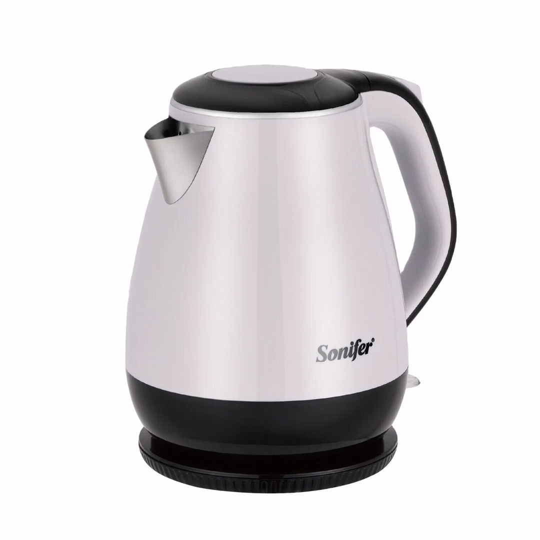 Электрический чайник Sonifer SF-2114, белый, 1,7 л, 1500 Вт, металлический корпус - 3