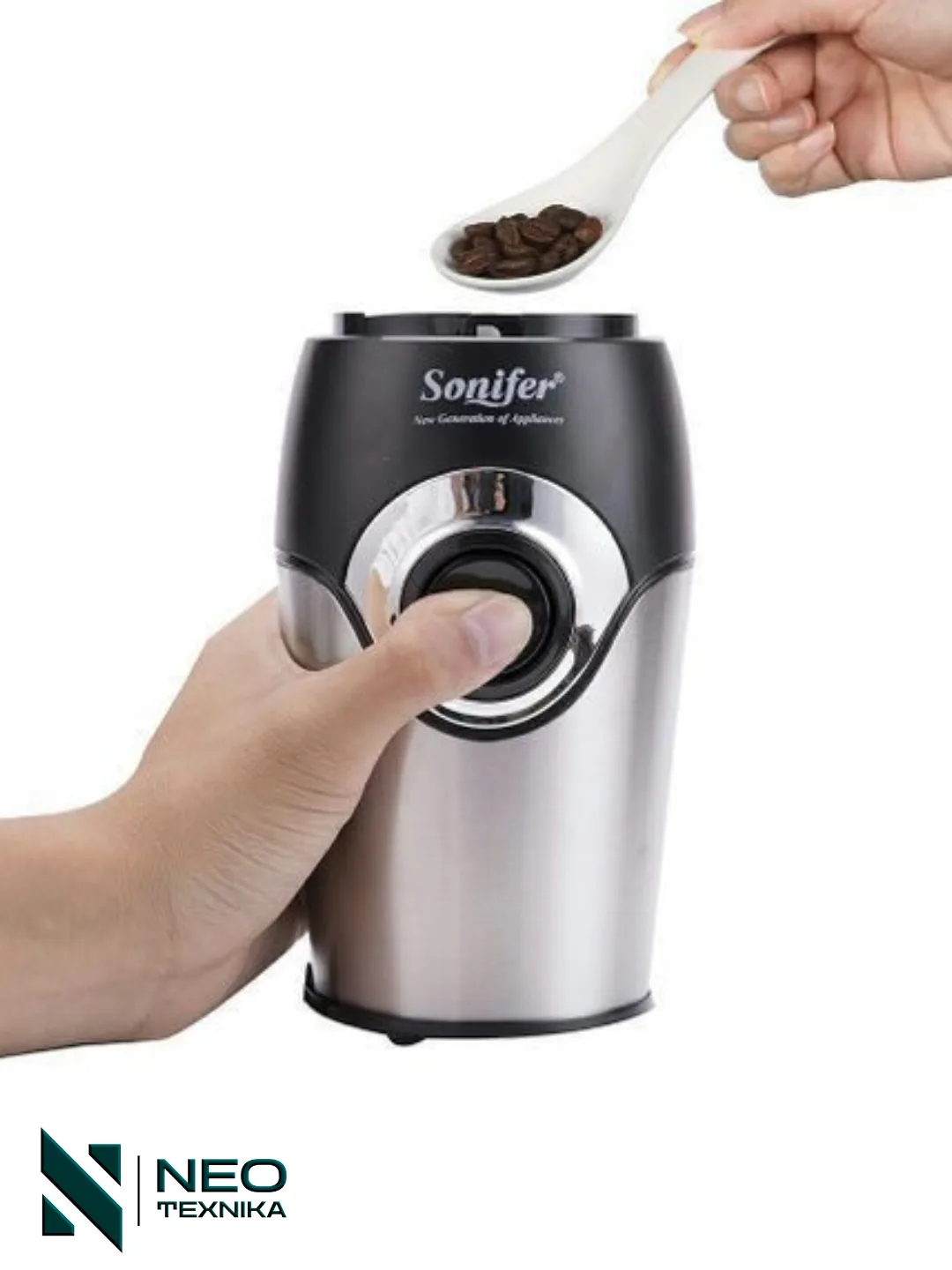 Kofe maydalagich Sonifer SF-3507, 280 Вт, 50 г, 3 степени помола, регулировка, импульсный режим