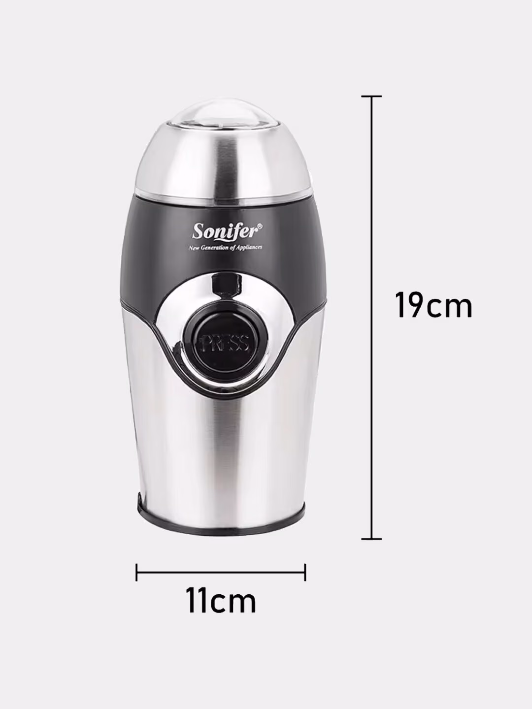Kofe maydalagich Sonifer SF-3507, 280 Вт, 50 г, 3 степени помола, регулировка, импульсный режим - 13