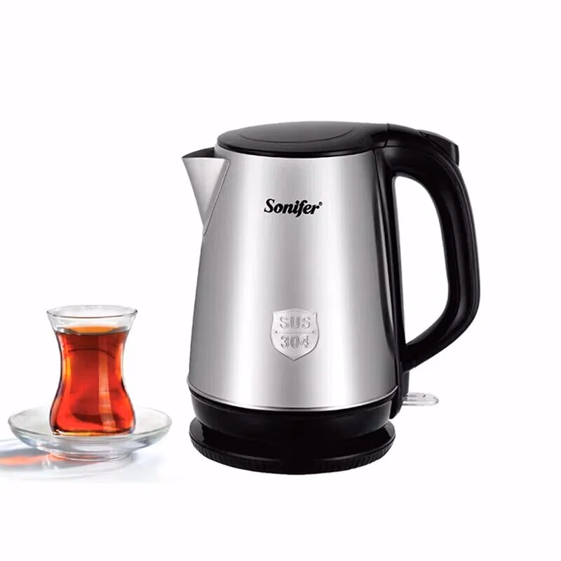 Электрический чайник Sonifer SF-2113, нержавеющая сталь, 1.7л, 1500 Вт, съемный фильтр - 2