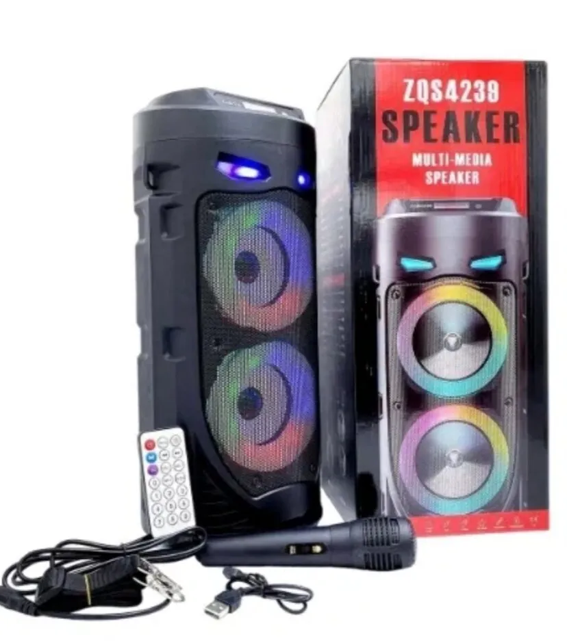 Портативная беспроводная Bluetooth колонка Sing-e ZQS-4239, Черный