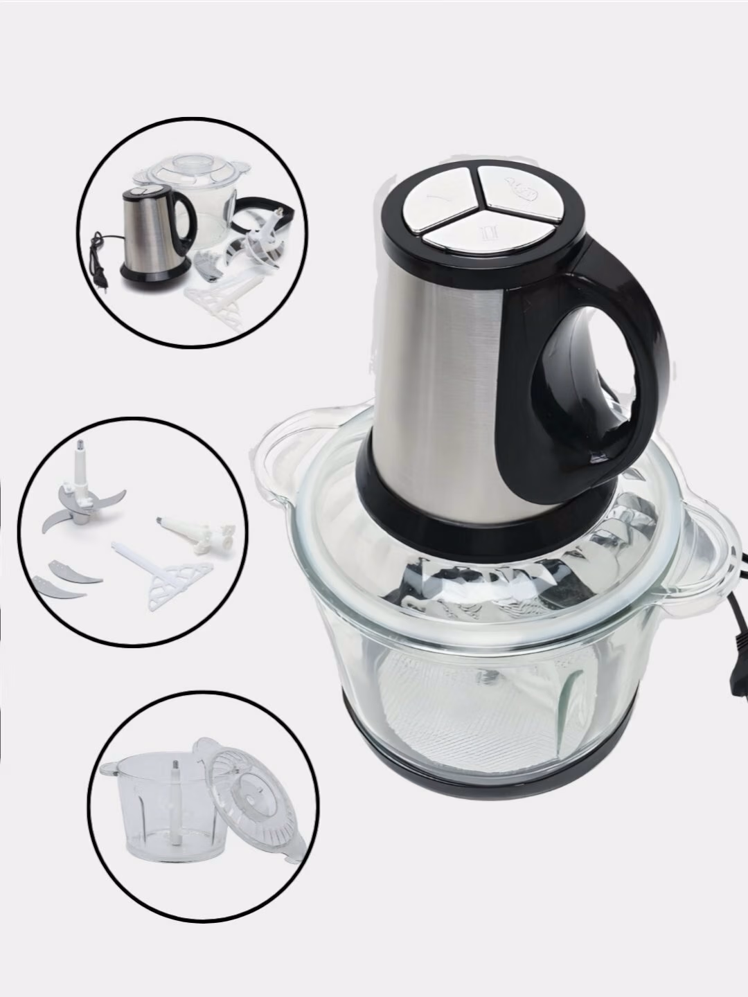 Maydalagich chopper Bosch Food Chopper BS-888, 850 Вт, 3.5 л, - 3