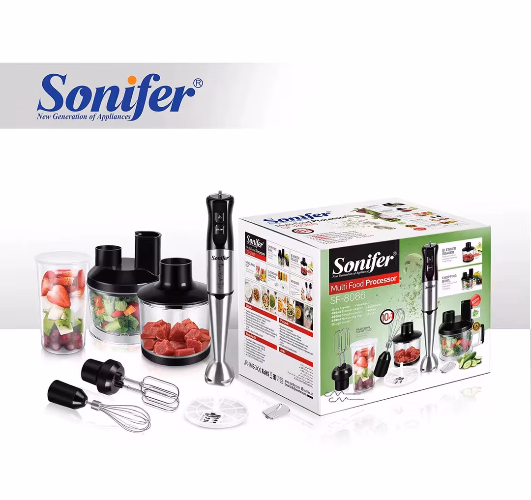 Blender Sonifer SF-8086, многофункциональный, мощность 800Вт, 10 в 1