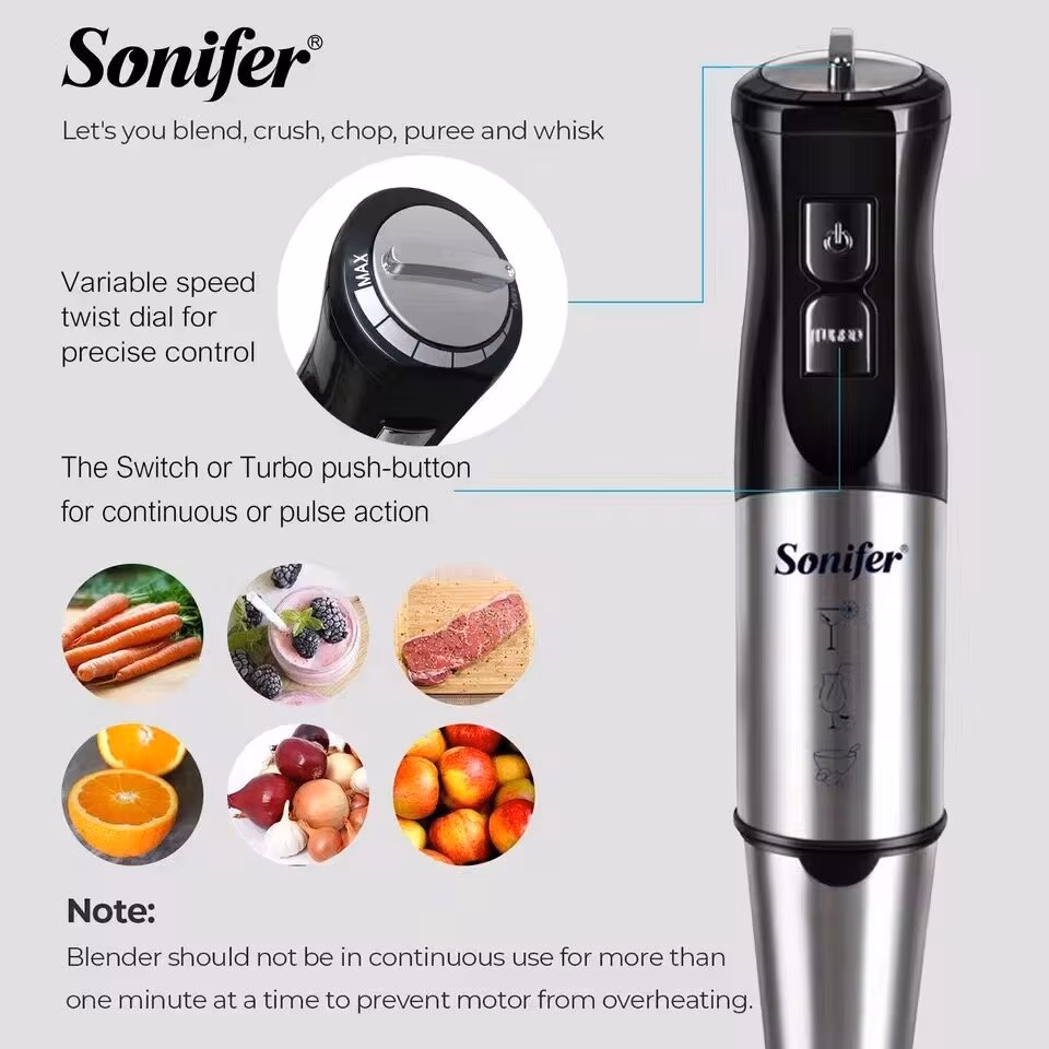 Blender Sonifer SF-8086, многофункциональный, мощность 800Вт, 10 в 1 - 3