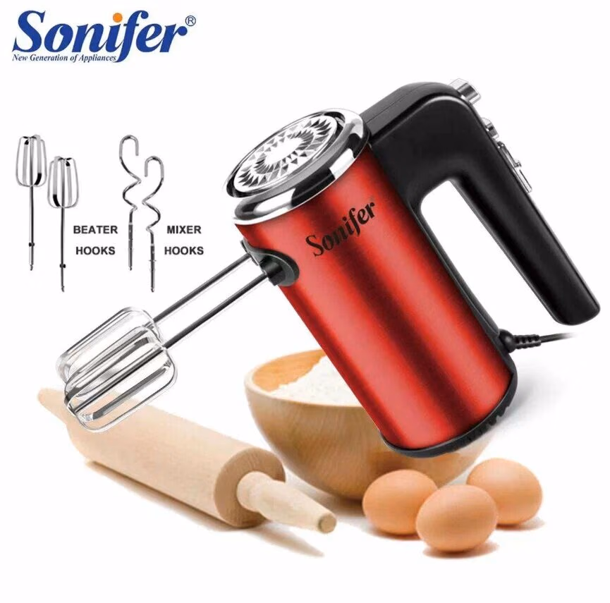 Qo'l mikseri Sonifer SF-7024, 5 скоростей, турборежим, импульсный режим, черный - 2