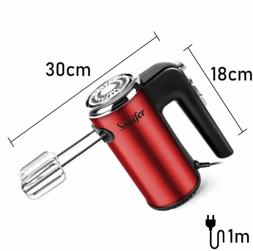 Qo'l mikseri Sonifer SF-7024, 5 скоростей, турборежим, импульсный режим, черный