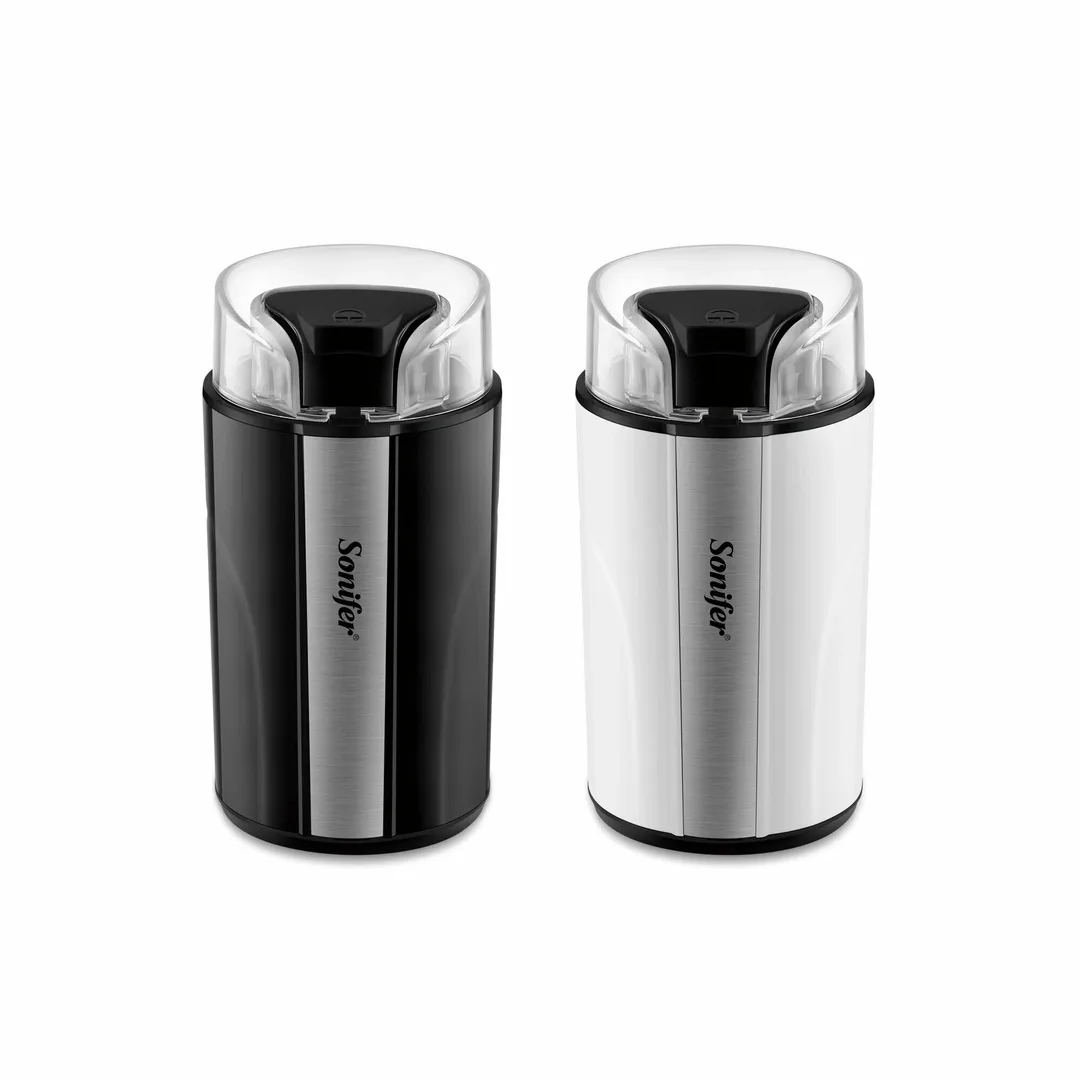 Kofe maydalagich Sonifer SF-3567, 200Вт, ротационный нож, серебристо-черная