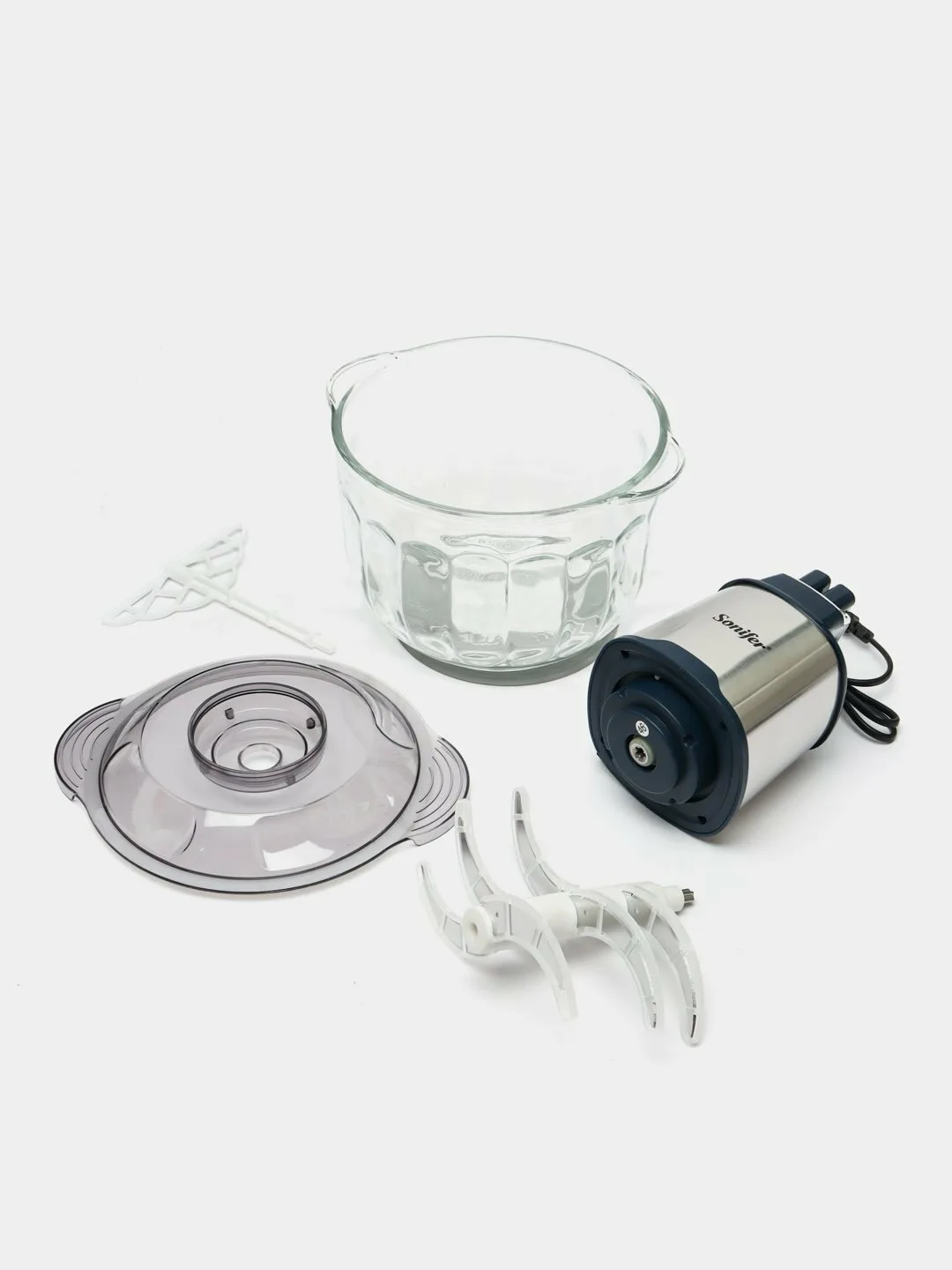 Maydalagich Sonifer SF-8123, мощность 600Вт, стеклянная чаша 4л чоппер